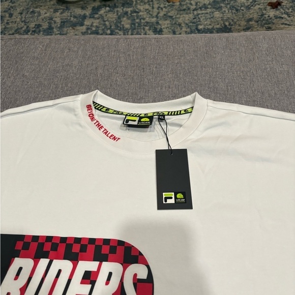 OVERSIZED FILA VR46 RIDERS ACADEMY T-SHIRT, XL - Picture 4 of 11